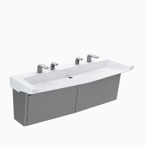 Vasque murale - SloanStone® - Sloan - en quartz / multiple / rectangulaire
