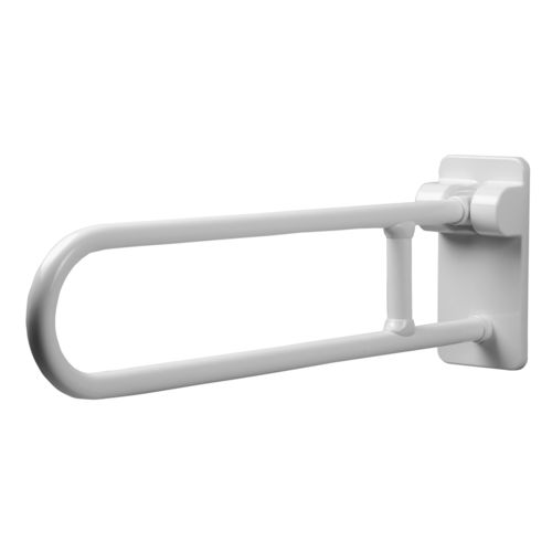 Barre de maintien en polyamide - B-49916 VINYL-COATED SWING-UP GRAB BAR - Bobrick Washroom Equipment - murale / professionnelle / blanche
