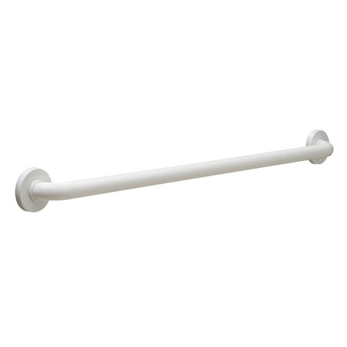Barre de maintien en polyamide - B-580616 VINYL COATED GRAB BAR - Bobrick Washroom Equipment - droite / murale / pour hôtel
