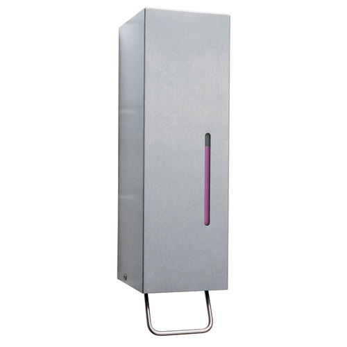 Distributeur de savon professionnel - B-26637 TRIMLINESERIES&trade; - Bobrick Washroom Equipment - mural / en inox / manuel
