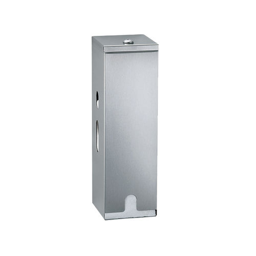 Distributeur de papier toilette mural - B-27313 TRIPLE ROLL - Bobrick Washroom Equipment - en acier inoxydable / professionnel