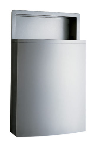 Poubelle hygiénique - B-43644 ConturaSeries® - Bobrick Washroom Equipment - encastrable / en inox / contemporaine