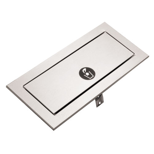 Trappe à déchets encastrée - B-527 TrimLineSeries™ - Bobrick Washroom Equipment - rectangulaire