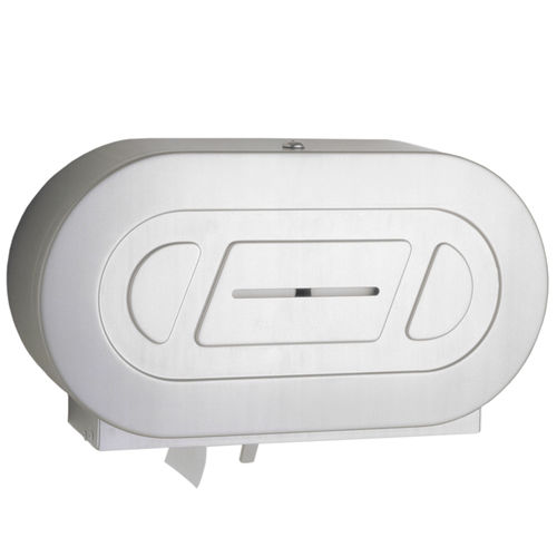 Distributeur de papier toilette mural - B-2892 DOUBLE JUMBO ROLL - Bobrick Washroom Equipment - en acier inoxydable / professionnel