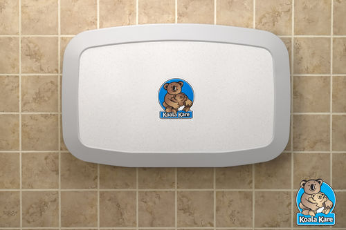 Station de changement de couches en polypropylène - KB200-05 - Bobrick Washroom Equipment - murale / professionnelle
