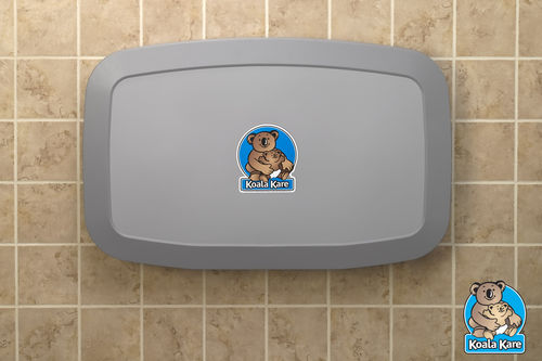 Station de changement de couches en polypropylène - KB200-01-INB - Bobrick Washroom Equipment - murale / professionnelle