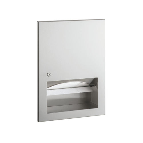 Distributeur d'essuie-mains encastrable - B-359033 TRIMLINESERIES&trade; - Bobrick Washroom Equipment - en acier inoxydable