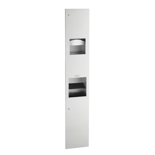 Distributeur d'essuie-mains mural - B-815969 TRIMLINESERIES&trade; - Bobrick Washroom Equipment - en métal / avec poubelle intégrée / avec sèche-mains intégré