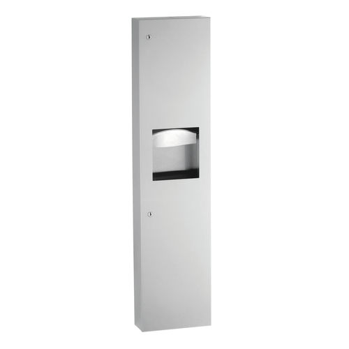 Distributeur d'essuie-mains mural - B-380349 TRIMLINESERIES&trade; - Bobrick Washroom Equipment - en inox / avec poubelle intégrée