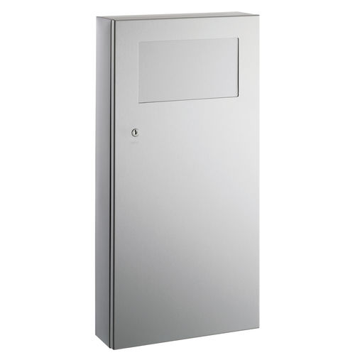 Poubelle hygiénique - B-35639 TRIMLINESERIES&trade; - Bobrick Washroom Equipment - murale / en acier inoxydable / contemporaine