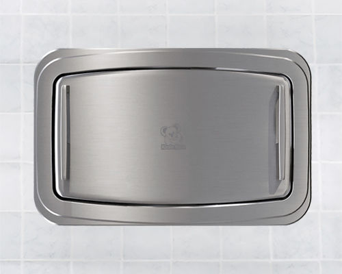 Station de changement de couches en inox - KB310-SSWM - Bobrick Washroom Equipment - horizontale / professionnelle