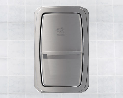 Station de changement de couches en inox - KB311-SSWM - Bobrick Washroom Equipment - verticale / professionnelle