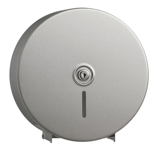 Distributeur de papier toilette mural - B-2890 JUMBO ROLL - Bobrick Washroom Equipment - en acier inoxydable / professionnel