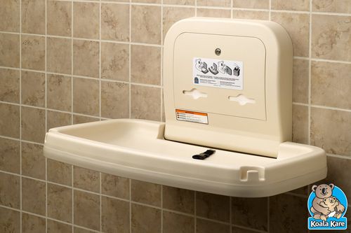 Station de changement de couches en polypropylène - KB200-00-INB - Bobrick Washroom Equipment - murale / professionnelle