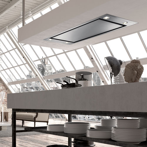 Hotte de plafond - HEAVEN 2.0 - HEAVEN FLAT 2.0 - Faber S.p.A - avec éclairage intégré