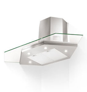 Hotte d'angle - PREMIO  - Faber S.p.A - avec conduit / avec éclairage intégré