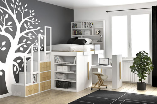 Lit tatami - IMPERO-YOUNG - Cinius - simple / contemporain / avec tête de lit