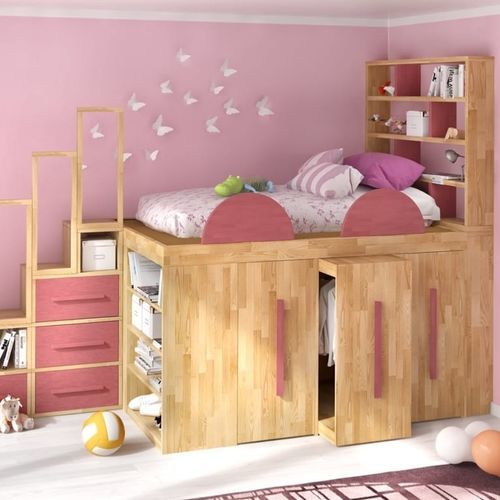 Lit gain de place - Mezzaluna  - Cinius - mezzanine / simple / contemporain