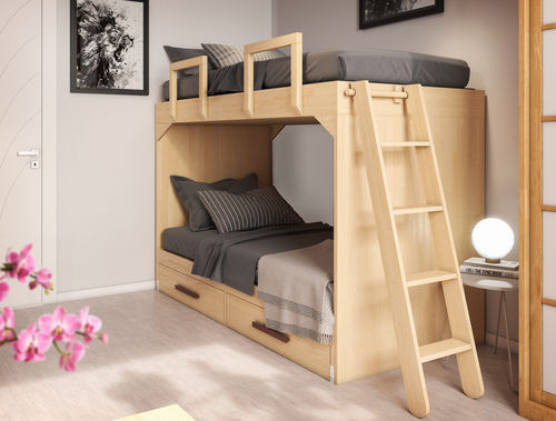 Lit superposé - Castello - Cinius - simple / contemporain / pour enfant
