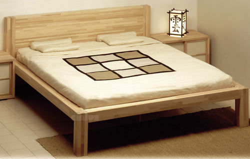 Lit double - ZEN - Cinius - contemporain / avec tête de lit / sur mesure