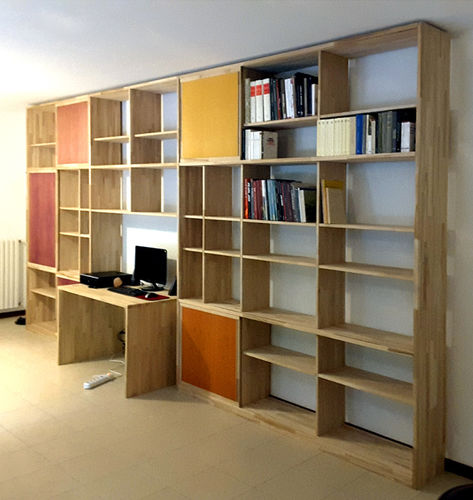 Bibliothèque contemporaine - Yuki-M - Cinius - en hêtre / sur mesure / couleur personnalisable