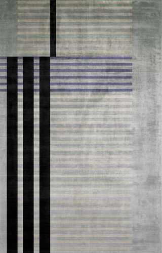 Tapis contemporain - SWORDFISH - Sirecom Tappeti - géométrique / en fibre de bambou / rectangulaire