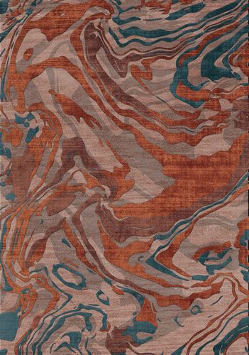 Tapis contemporain - AMETHYST - Sirecom Tappeti - à motif / en fibre de bambou / en laine de Nouvelle Zélande