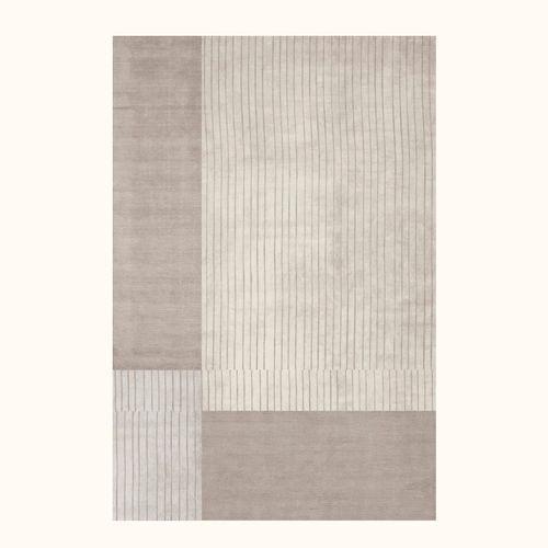 Tapis contemporain - SABBIA - Sirecom Tappeti - uni / en soie végétale / en laine de Nouvelle Zélande