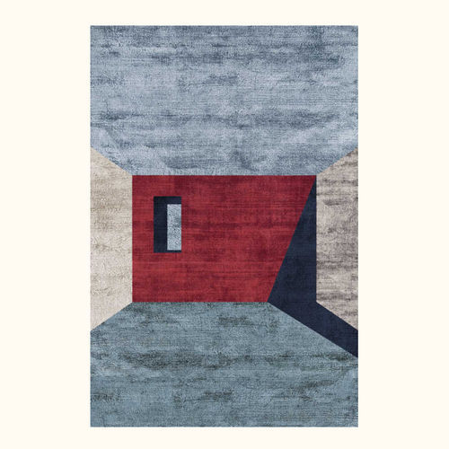 Tapis contemporain - RUBY - Sirecom Tappeti - géométrique / en bambou / rectangulaire