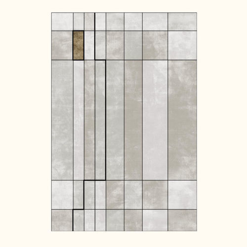 Tapis contemporain - MARKED HOT - Sirecom Tappeti - géométrique / capitonné / en bambou