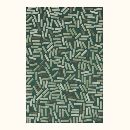 Tapis contemporain - SALVIA - Sirecom Tappeti - motif abstrait / en bambou / en laine