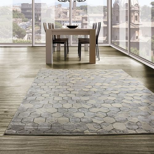 Tapis contemporain - PAILLETTES - SITAP Società Italiana Tappeti - à motif / en laine de Nouvelle Zélande / en viscose