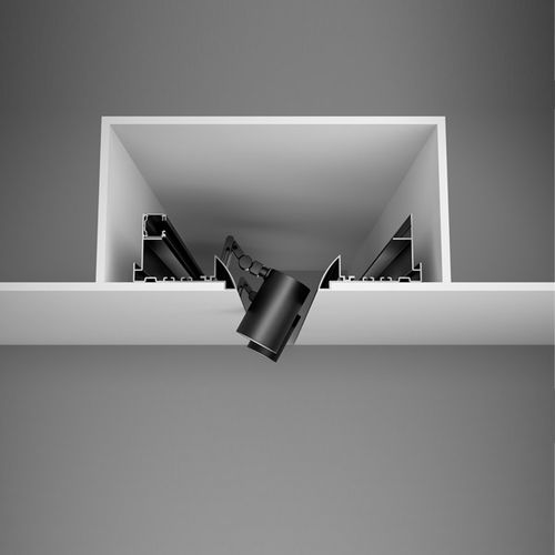 Éclairage sur rail à LED - BROADWAY - Ivela spa - rond / en fonte d'aluminium / en thermoplastique