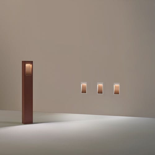 Borne d'éclairage de jardin - CUT - Ivela spa - contemporaine / en métal / à LED