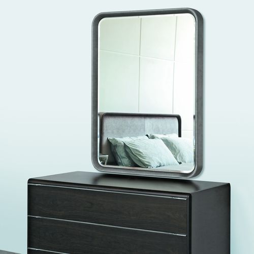 Miroir mural - MASTER: CONTINENTAL - SMANIA - contemporain / rectangulaire / en cuir