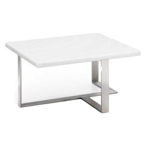 Table basse contemporaine - MOON - SMANIA - en bois laqué / en acier / rectangulaire