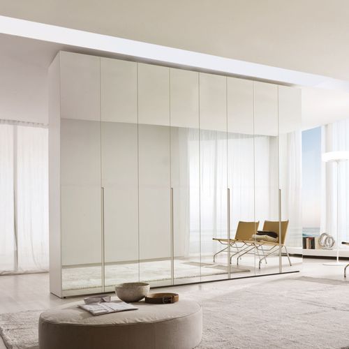 Armoire contemporaine - Falegnami - en bois laqué brillant / à portes battantes