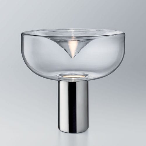Lampe de table - AELLA T  - Leucos srl - en chrome / en métal laqué / en verre soufflé