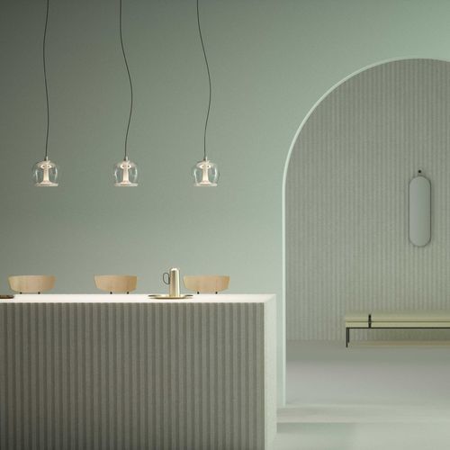 Suspension - AURELIA BOLD S 22 - Leucos srl - en métal / en verre / en verre soufflé