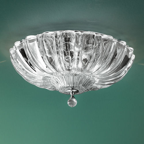 Plafonnier contemporain - PASCALE PL 40 - Leucos srl - en cristal / en chrome / à LED