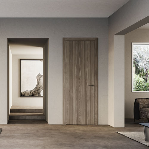 Porte d'intérieur - OTTER FEEL - BARAUSSE - en placage de bois / battante / contemporaine