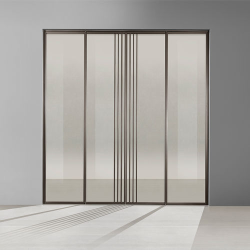 Porte d'intérieur - CARBON TIP I30 - BARAUSSE - en verre / battante / contemporaine