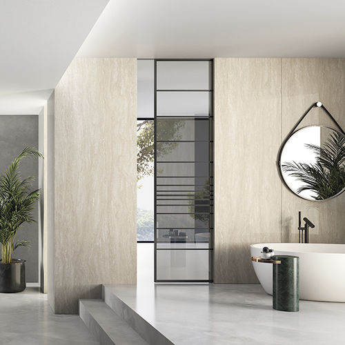 Porte d'intérieur - CARBON TIP O90  - BARAUSSE - en verre / en aluminium / coulissante