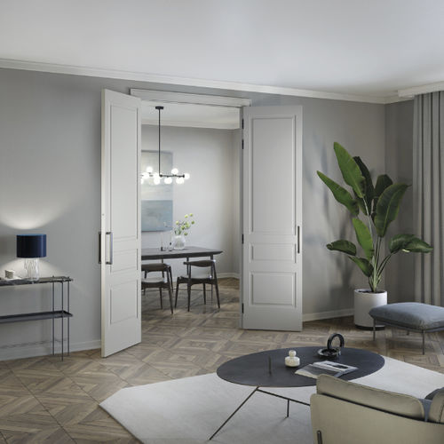 Porte double vantaux - VENEZIA 7G - BARAUSSE - d'intérieur / en bois / battante