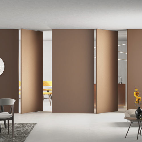Porte d'intérieur - CANNELLA - BARAUSSE - en composite / à pivot / contemporaine