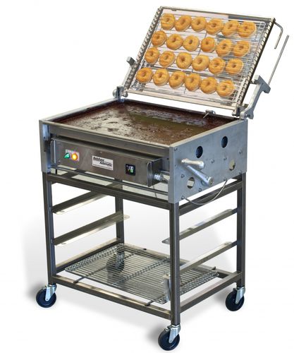 Table de préparation pour glaçage à beignets - HI18F - ADAMATIC - en acier inox / mobile / professionnelle