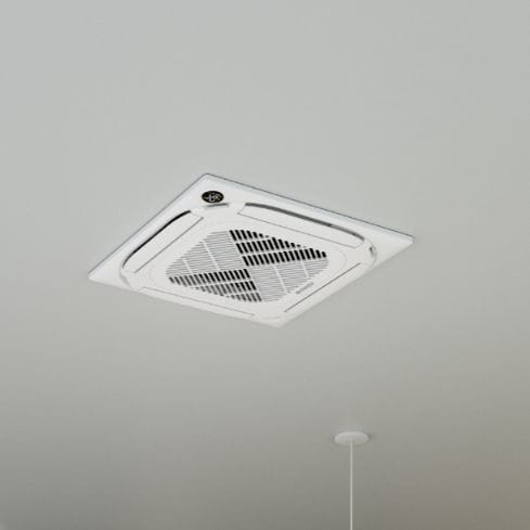 Ventilo-convecteur cassette - BI2 - Olimpia Splendid - plafonnier / de plafond / encastrable