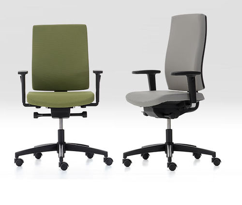 Chaise de bureau contemporaine - MIA - Nurus - en tissu / à roulettes / professionnelle