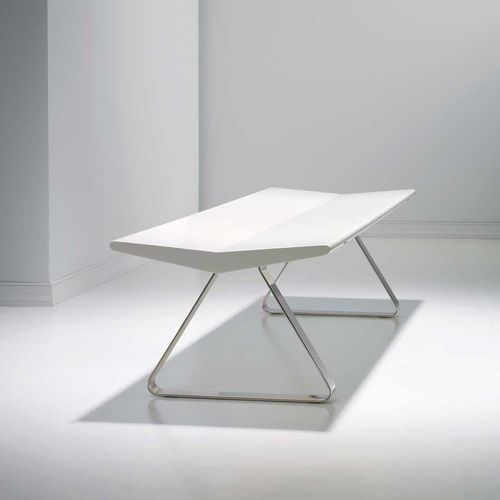 Banc contemporain - FLY - Nurus - en bois / en métal / stratifié