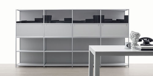 Bibliothèque contemporaine - FRAME - Citterio - professionnelle / en bois laqué / sur mesure
